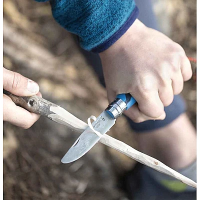 Opinel Zakmes Outdoor Junior no. 7 Blauw