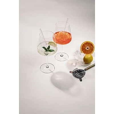 Schott Zwiesel After Work Drinks Set 4 Glazen + 4 Rietjes 