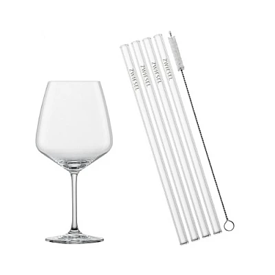 Schott Zwiesel After Work Drinks Set 4 Glazen + 4 Rietjes 