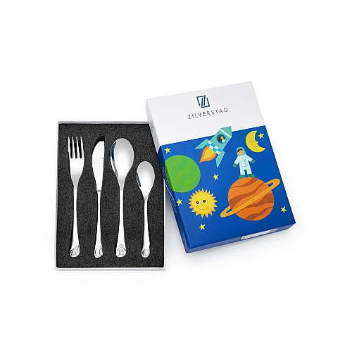 Zilverstad Kinderbestek Ruimtevaart