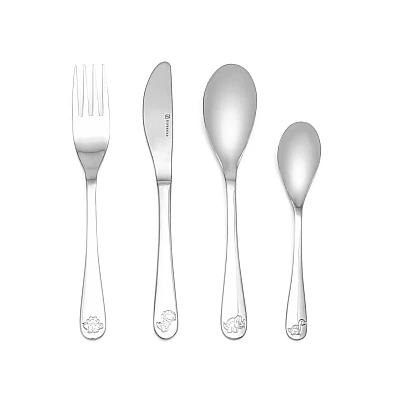 Zilverstad Kinderbestek Dino's 