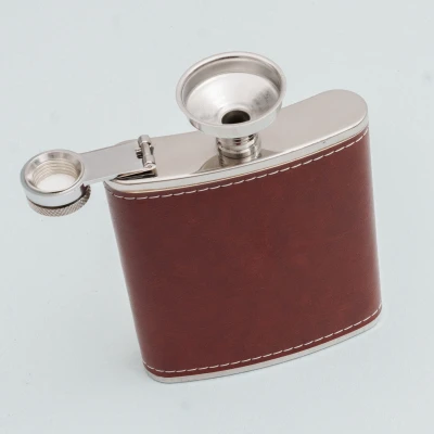  Zakflacon Met Bruin Kunstleer 240 ml