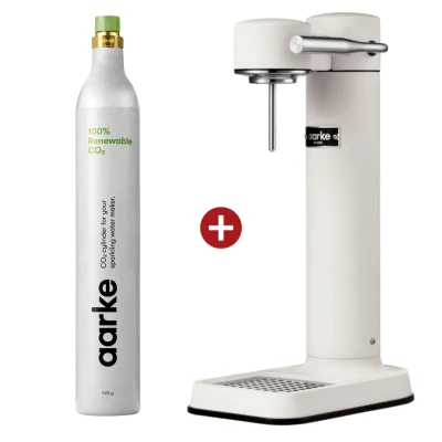 Aarke Carbonator 3 Mat Wit Met Cilinder