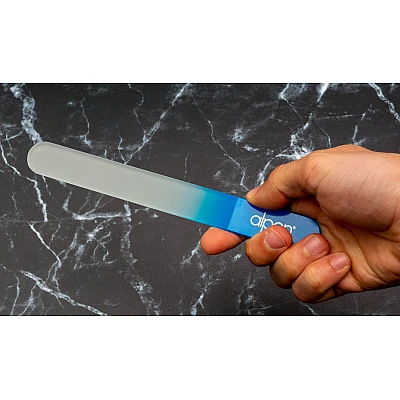 Alpen Glass Nail File Blue 20 cm 