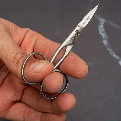 Alpen Curved Nail Scissors Left Handed 3.5 inch Stainless Steel
