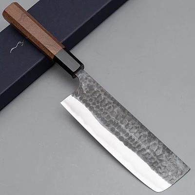 Anryu Messer Aogami Super Walnuss Nakiri