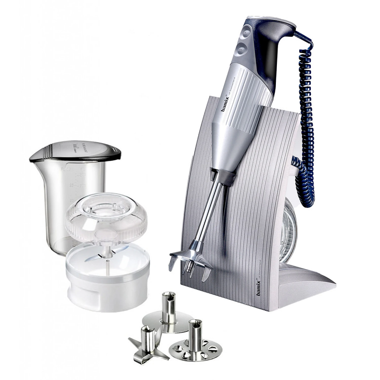 Bamix Swissline M200 Silver Hand Blender | Knivesworld.eu