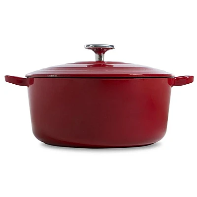 BK Bourgogne Gusseisen Bräter Chili Rot 24 cm
