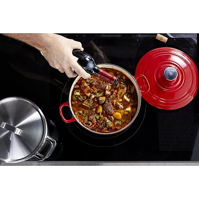 BK Bourgogne Gusseisen Bräter Chili Rot 24 cm