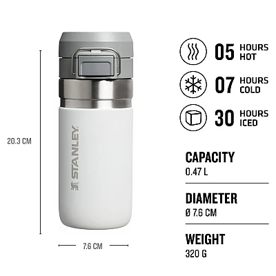 Stanley The Quick Flip Waterfles 470 ml Polar