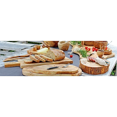 Schalen und Teller Olivewood Tapas Board 25 bis 30 cm 