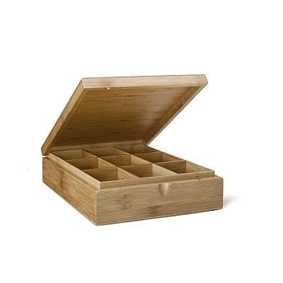 Bredemeijer Theedoos Bamboe 9 vaks