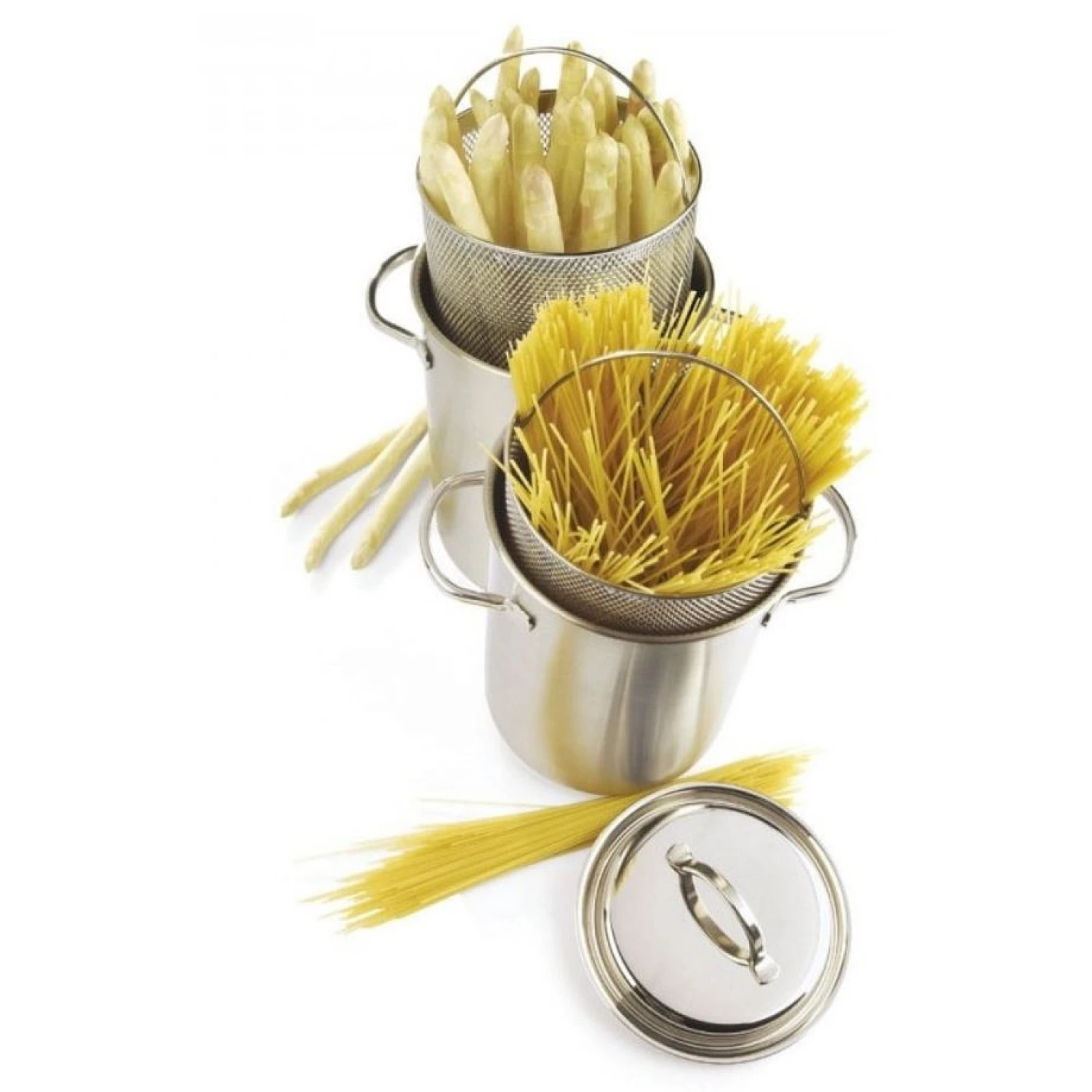 Demeyere Specialties 3 アスパラガス、パスタ Pot Demeyere Resto Asparagus/Pasta Cooker | Knivesworld.eu