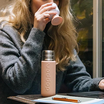 Dopper Isoleerfles Pebble Peach 350 ml