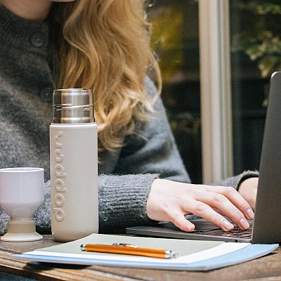 Dopper Isoleerfles Gentle Grey 350 ml