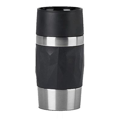 Emsa Easy Twist Thermosbeker Zwart 300 ml