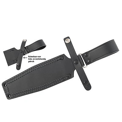 Fällkniven A1 met lederen schede