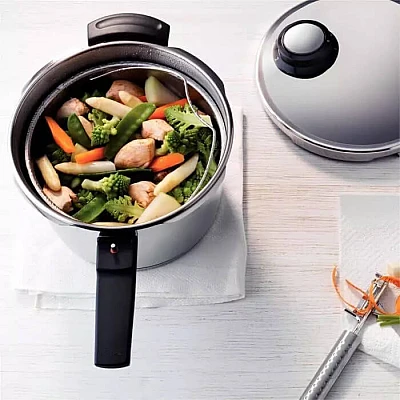 Fissler Vitavit Premium Schnellkochtopf mit Einsatz (4,5 Liter)