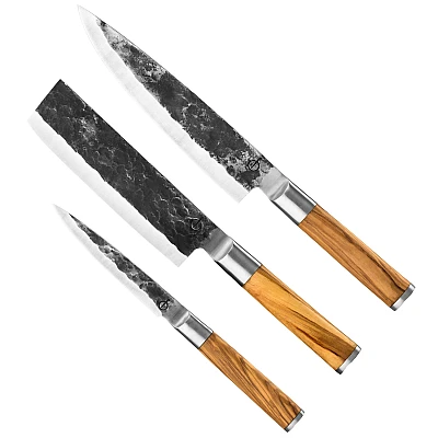 Olive Forged Messenset 3 delig