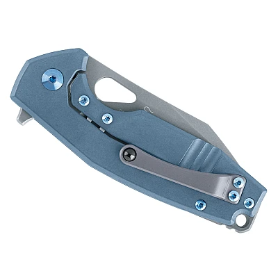 Fox Vox Big Yaru Pocket Knife Titanium Blue