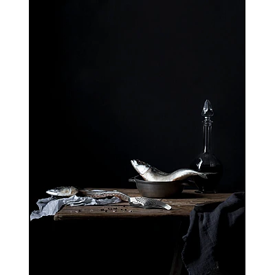 Global GS-29 visgratenpincet gebogen