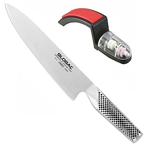 Global G-2 Chef's Knife with Sharpener