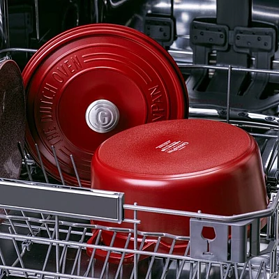 GreenPan Featherweights Kasserolle Rot 22 cm