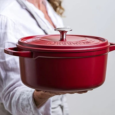 GreenPan Featherweights Kasserolle Rot 22 cm