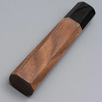 Handvat Walnoothout met Buffelhoorn 128 mm