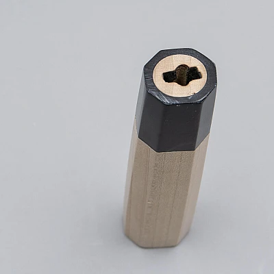 Handvat Magnolia met buffelhoorn 128 mm