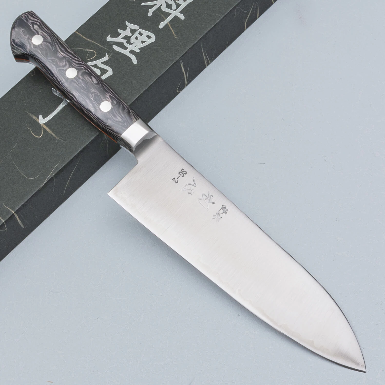 Hatsukokoro Hayabusa SG2 Western Santoku 18 cm - HK-HK-HAYA-SG2-17