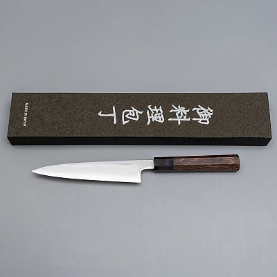 Hatsukokoro Komorebi Aogami 1 Damast Petty 15 cm