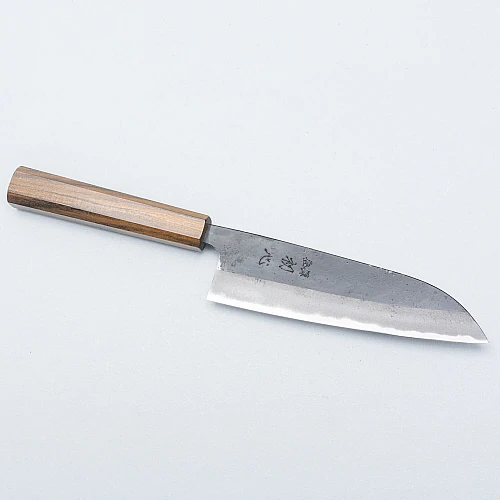 Hatsukokoro Shikkoku Aogami #2 Santoku 17 cm