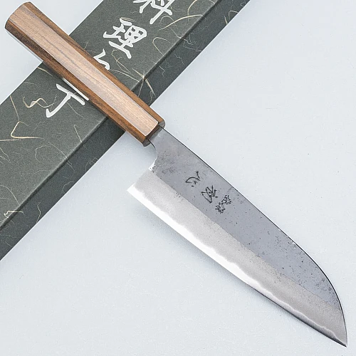 Hatsukokoro Shikkoku Aogami #2 Santoku 17 cm