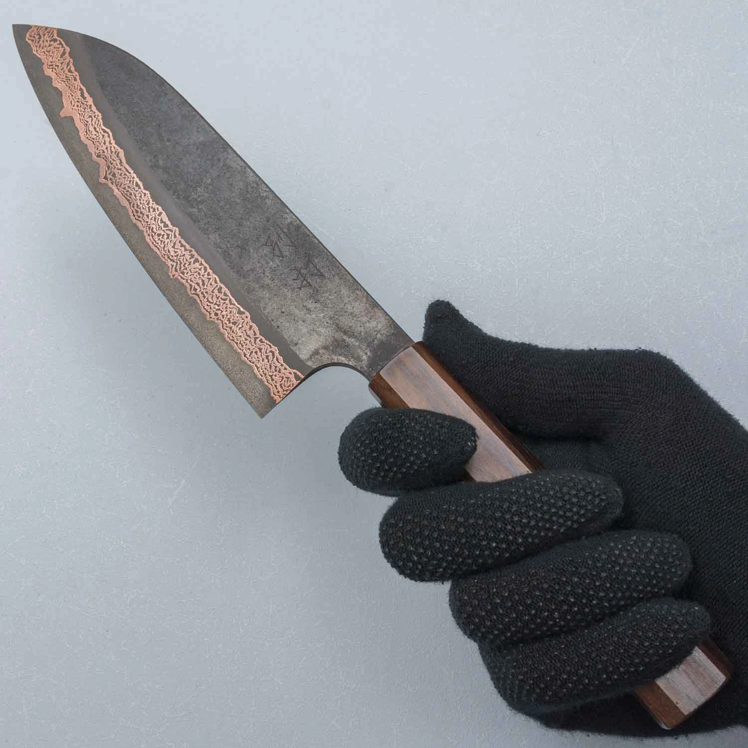 Hatsukokoro x Nigara Yorokobi Kurouchi Santoku 18 cm - HK-HK-YOR