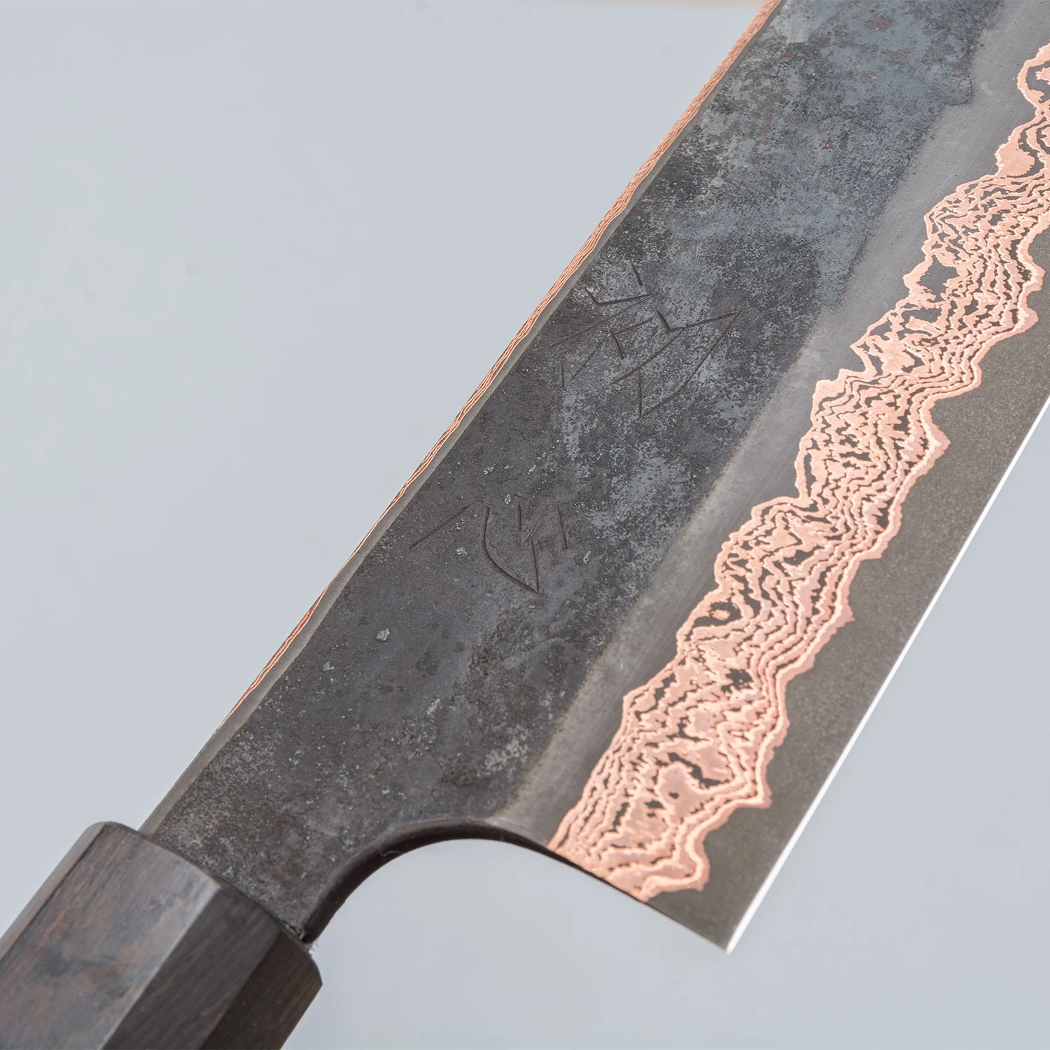 Hatsukokoro x Nigara Yorokobi Kurouchi Kiritsuke 21 cm - hk-hk