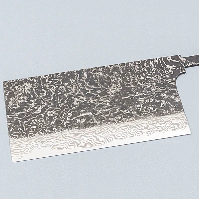 Hatsukokoro x Nigara Yorokobi Damast Chinese Cleaver 20 cm