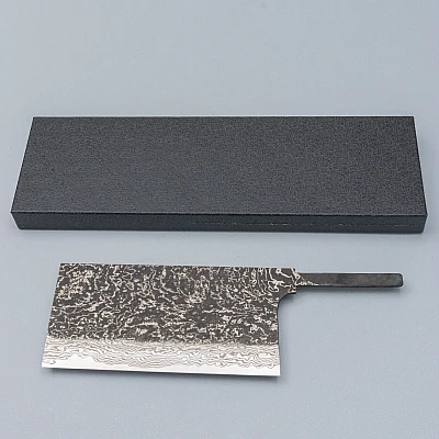 Hatsukokoro x Nigara Yorokobi Damast Chinese Cleaver 20 cm