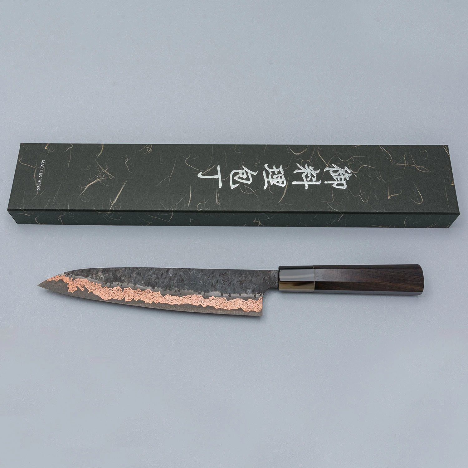 Hatsukokoro x Nigara Yorokobi Tsuchime Gyuto 24 cm - hk-hk-yoro