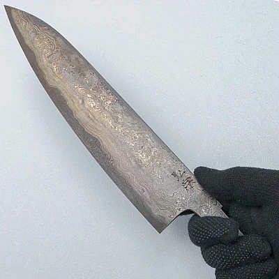 Hiromune Takaba Shiro #2 Tamahagane Clad Gyuto 25.5 cm