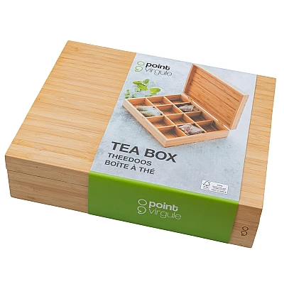 Point Virgule Theedoos Bamboe 12 vaks