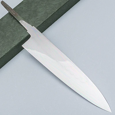 Yoshikazu Ikeda Shiro #1 Honyaki Water Quenched Gyuto 21 cm