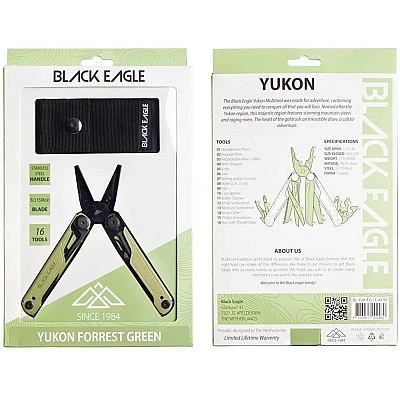 Black Eagle Yukon Forest Green Multitool