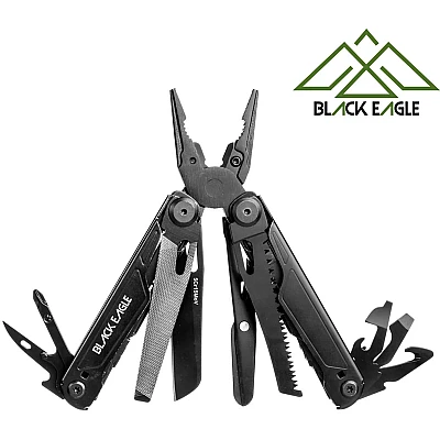 Black Eagle Yukon Midnight Black Multitool