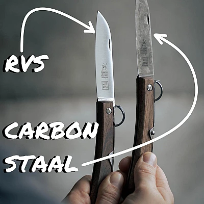 Robert Herder Ibex 100 Roestvrij Zakmes Olijfhout handvat