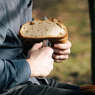 Robert Herder Ibex 100 Roestvrij Zakmes Thermisch Beukenhout handvat