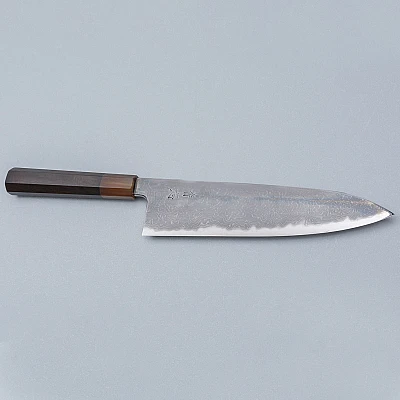 JNS Kokorozashi Tanaka Shirogami 1 Damast Kasumi Gyuto 23 cm