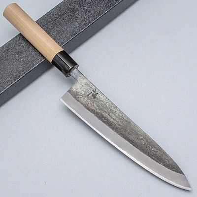 JNS Tanuki Shiro #2 Kurouchi Gyuto 21 cm