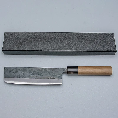 JNS Tanuki Shiro #2 Kurouchi Nakiri 16.5 cm