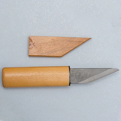 Kanetsune Kiridashi Knife Cherry Wood